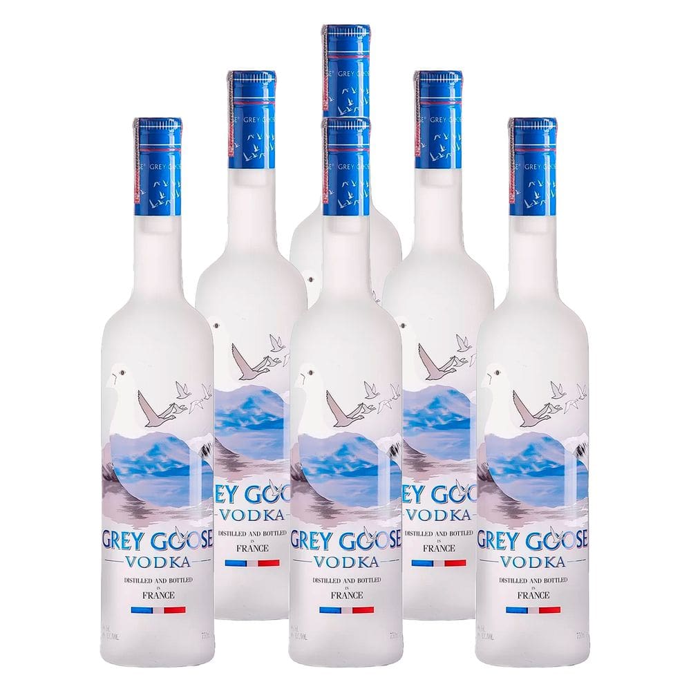 Vodka Francesa Grey Goose Garrafa 750ml 6 Unidades
