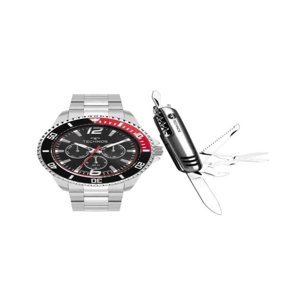 Relógio Tecnhos Racer Pratedo Masculino 6P29Ale/K1P