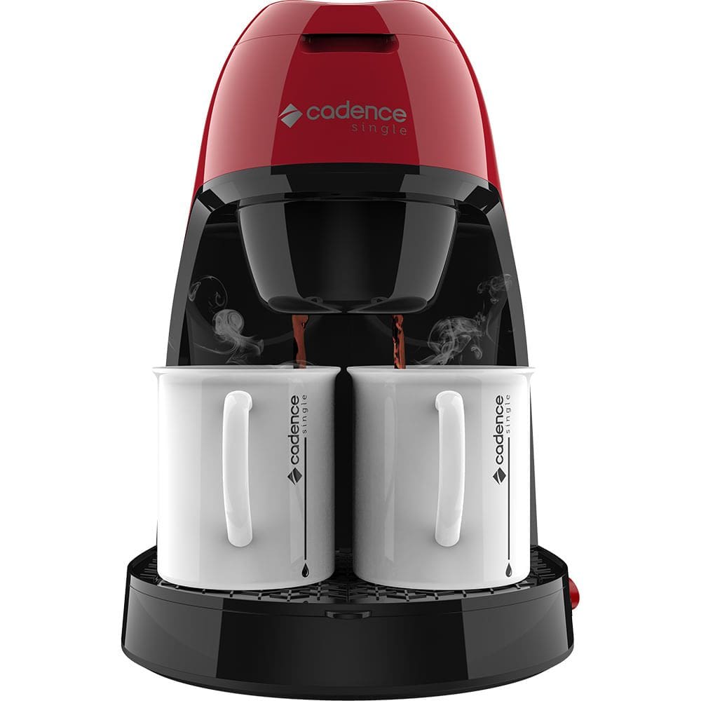 Cafeteira Elétrica 2 Xícaras Cadence Single Colors CAF211 Vermelha