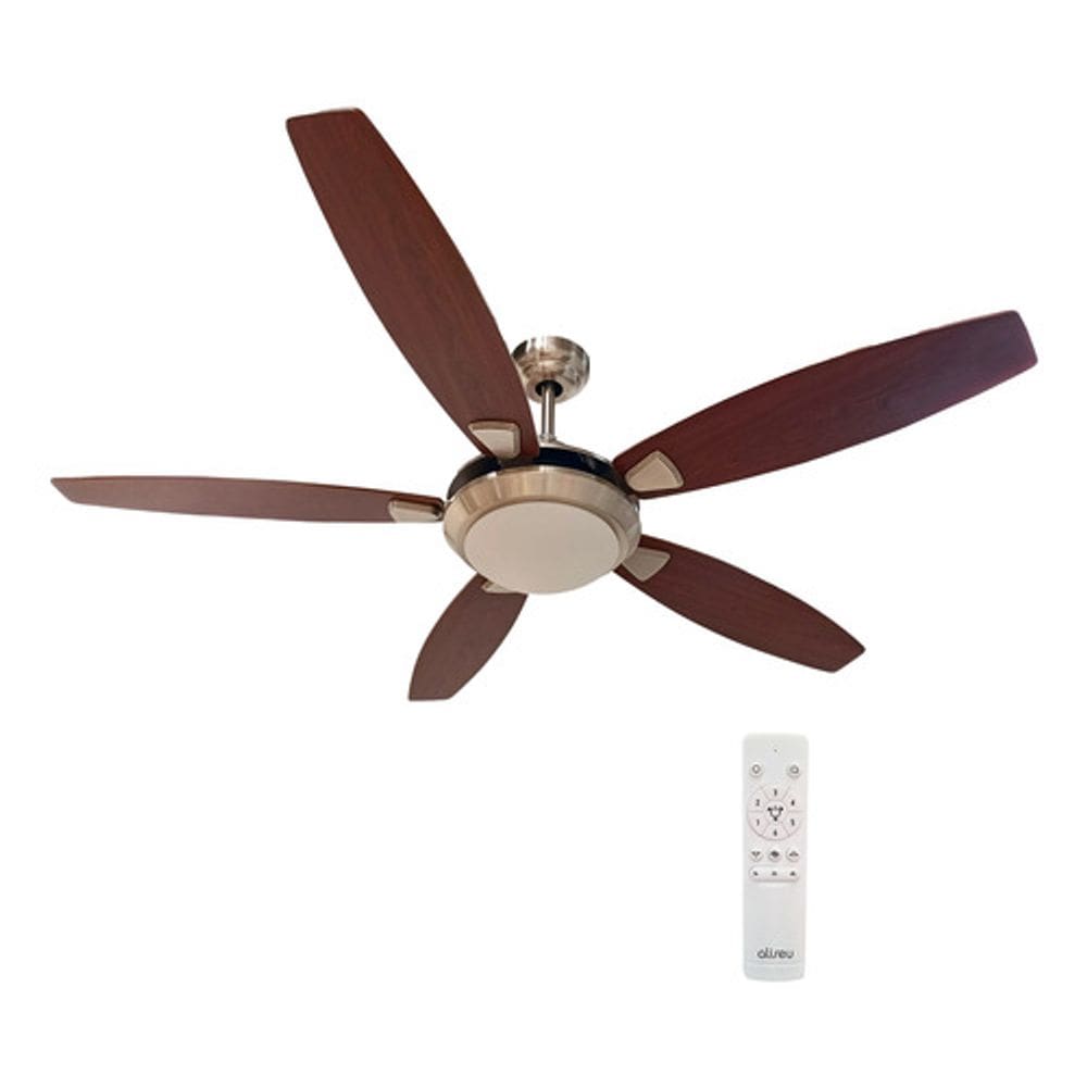Ventilador Teto Controle Remoto 132cm Bivolt Croma-madeira