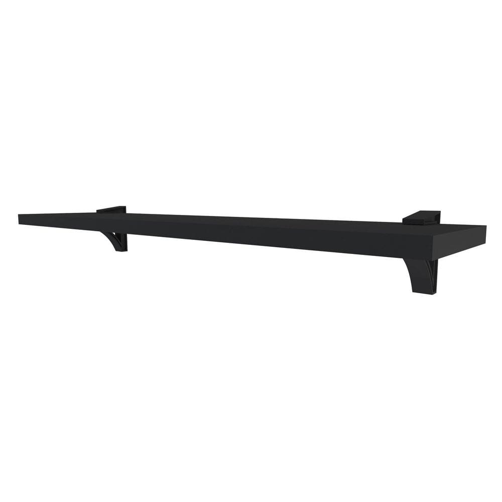 Prateleira em Mdp com Suporte Belle 7,8 X 40cm Decore Preto