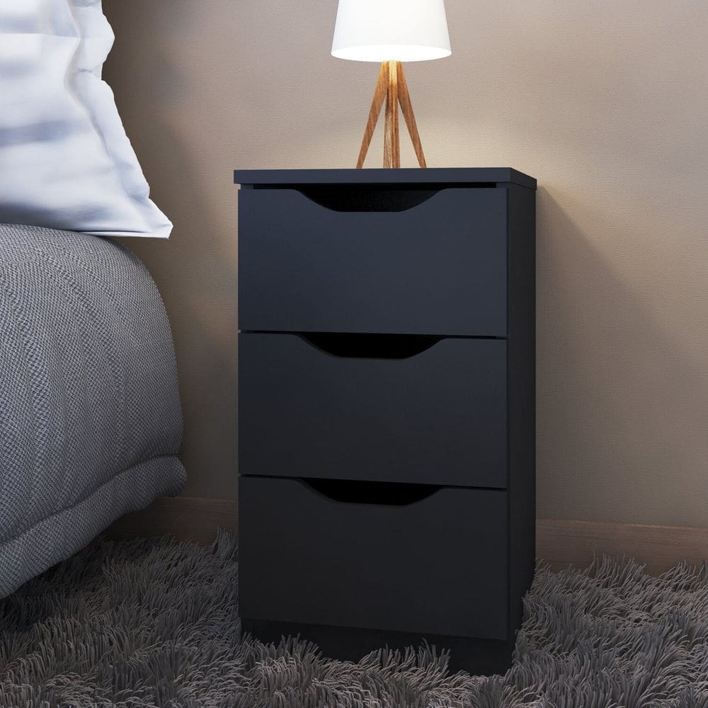 Móveis para Organização Gaveteiro com Trava de Segurança Decore Preto