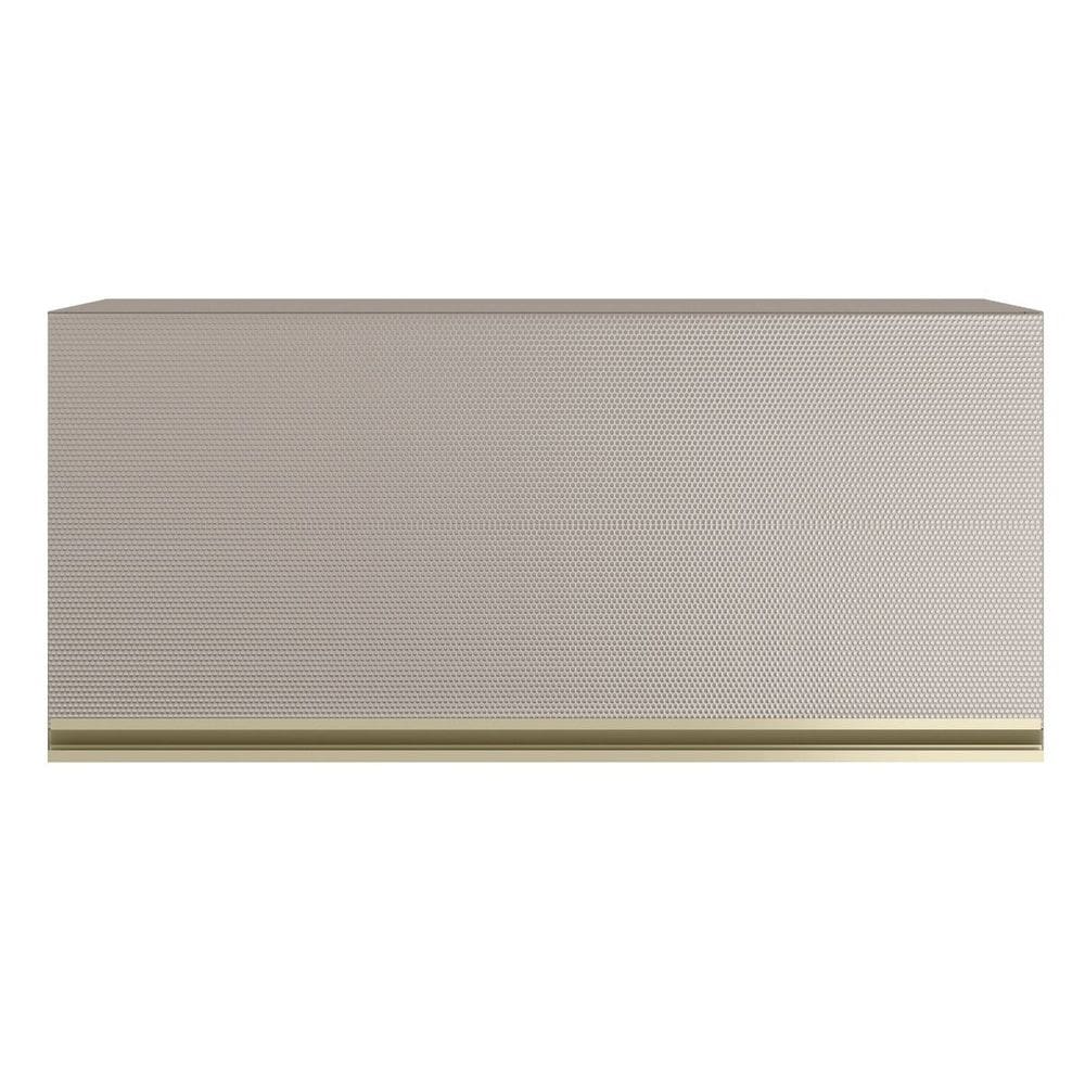 Armário Aéreo Mdf 1 Porta Basculante 80cm Proença Nogueira/Nude Prime