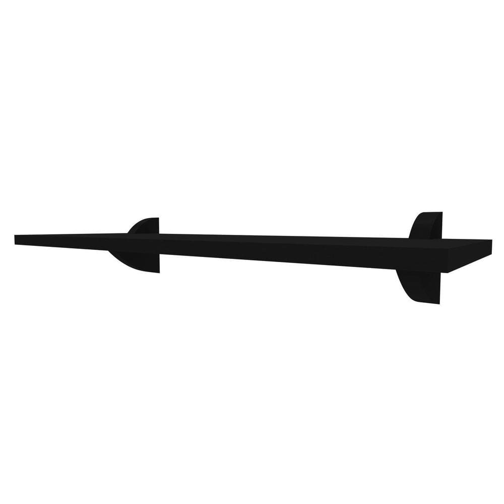 Prateleiras para Quarto Infantil em Mdp com Suporte Clip 7,8cm X 40cm Decore Preto
