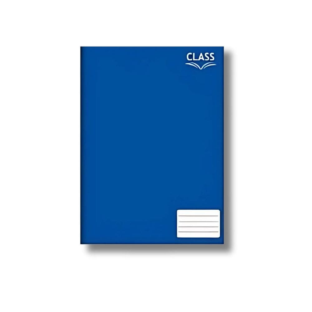 Caderno Brochura Escolar 80 Folhas Class Azul Foroni