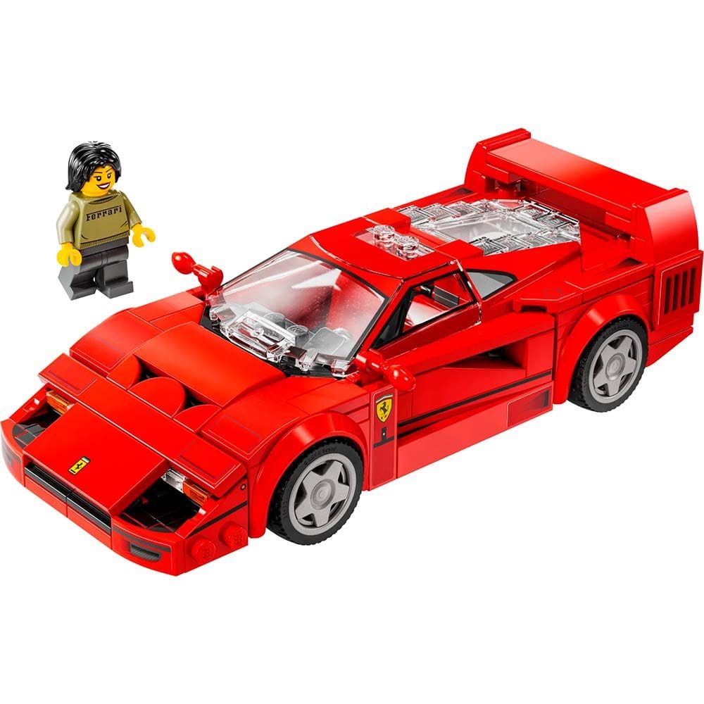 Bloco de Montar –Speed Champions – Ferrari F40 Supercar - 318 peças - LEGO