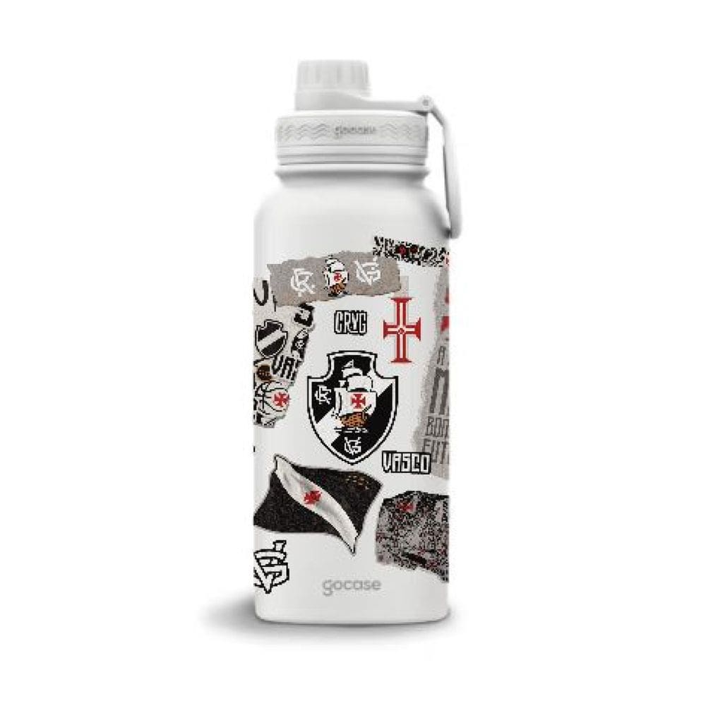 Garrafa Térmica Fresh 950ml Gocase - Vasco - Colagem