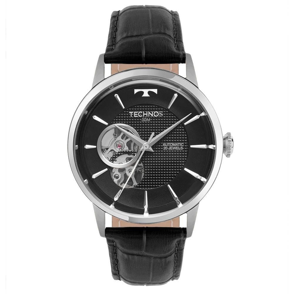 Relógio Technos Masculino Automático Prata - G3265ba/0p