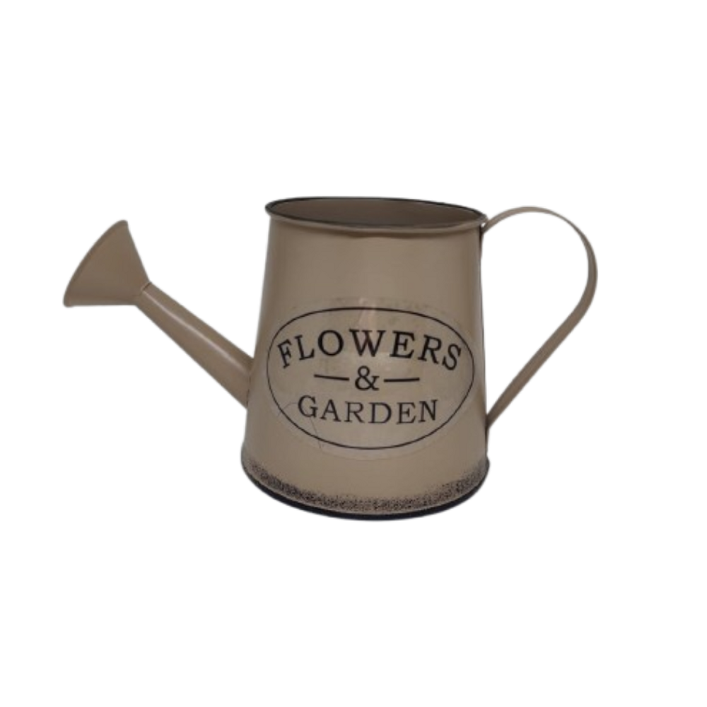 Vaso Regador Decoração Metal Flowers Garden Arranjo Rosé