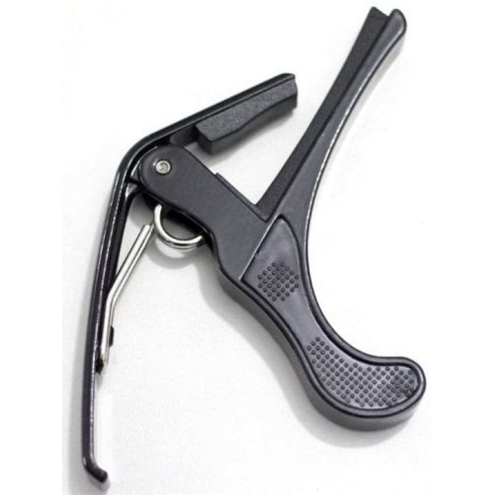 Capotraste Abraçadeira Violão Guitarra Dolphin Metal Preto