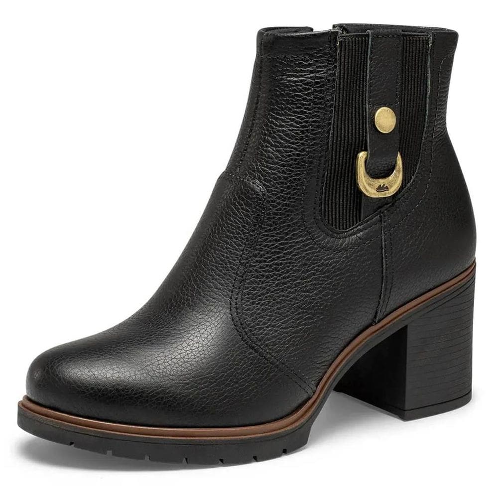 Bota Feminina Salto Bloco Médio Conforto Moderna Dakota