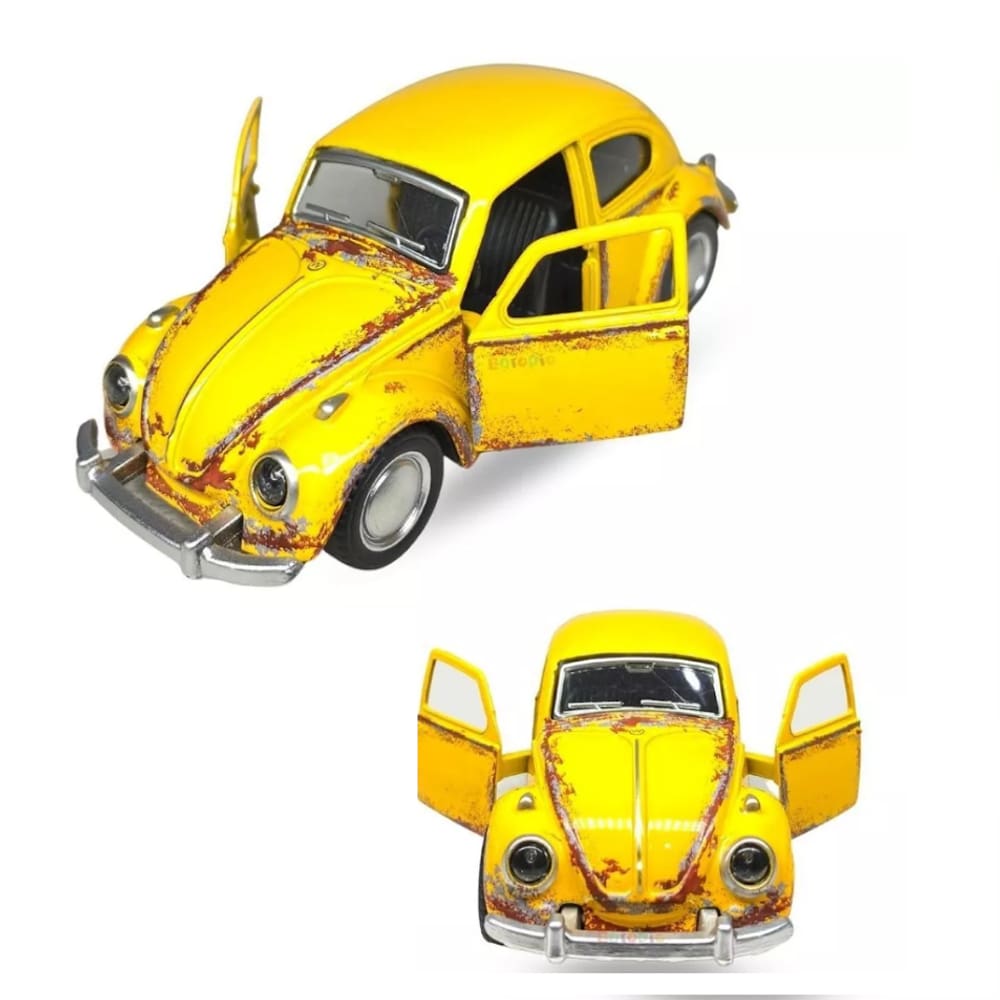 Brinquedo Fusca Envelhecido 1981 Carrinho De Fricção Metal