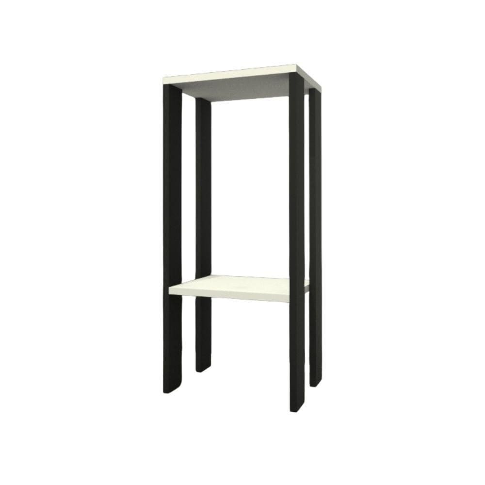 Mesa Alta Mesa De Canto Mesa De Apoio Mesa De Bebedouro Mesa Lateral Preto E Branco