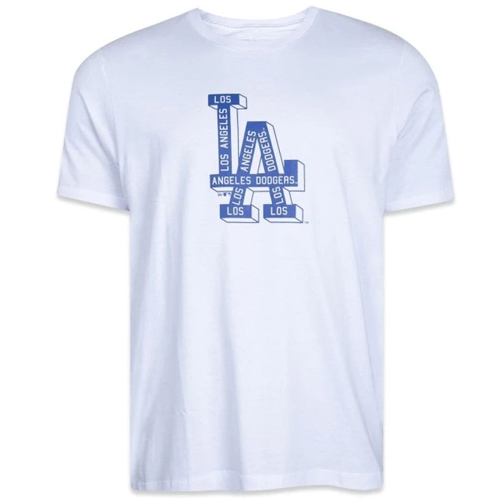 Camiseta New Era Masculina Regular Los Angeles Dodgers Core Mlb
