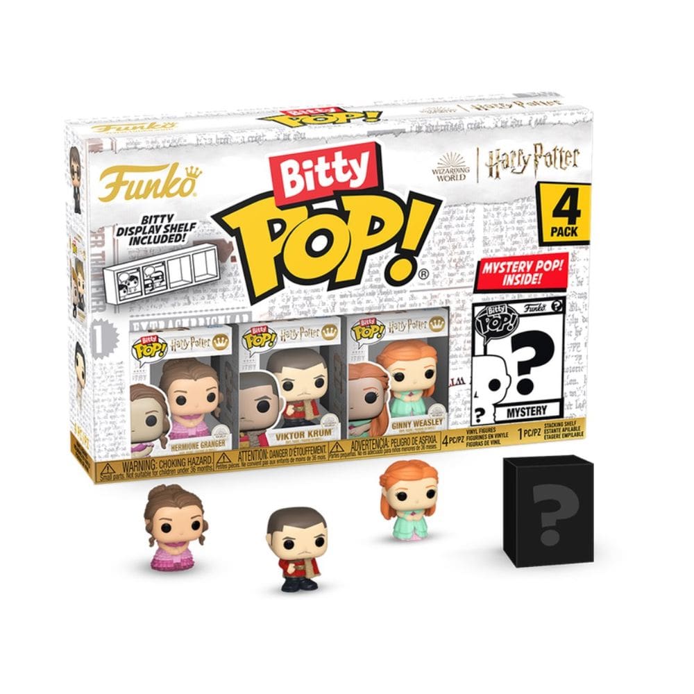 Funko Bitty Pop Harry Potter e o Cálice de Fogo Hermione 4 pack