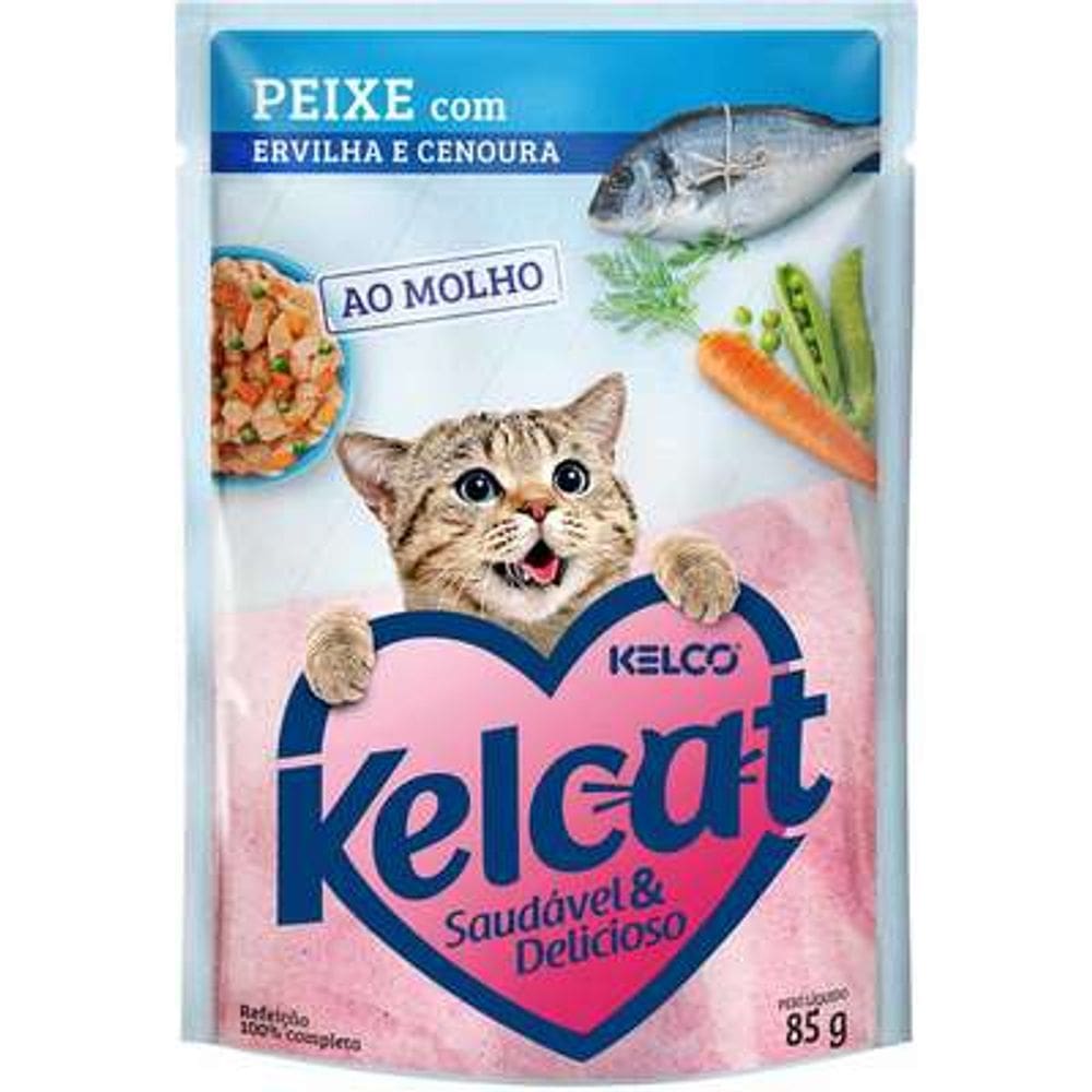 Kelcat Sache Peixe ao Molho 85 g