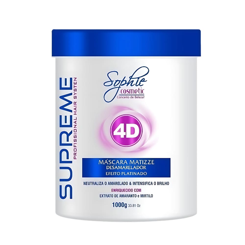 Máscara Blond Matizze 4D 1kg Sophie Cosmetic