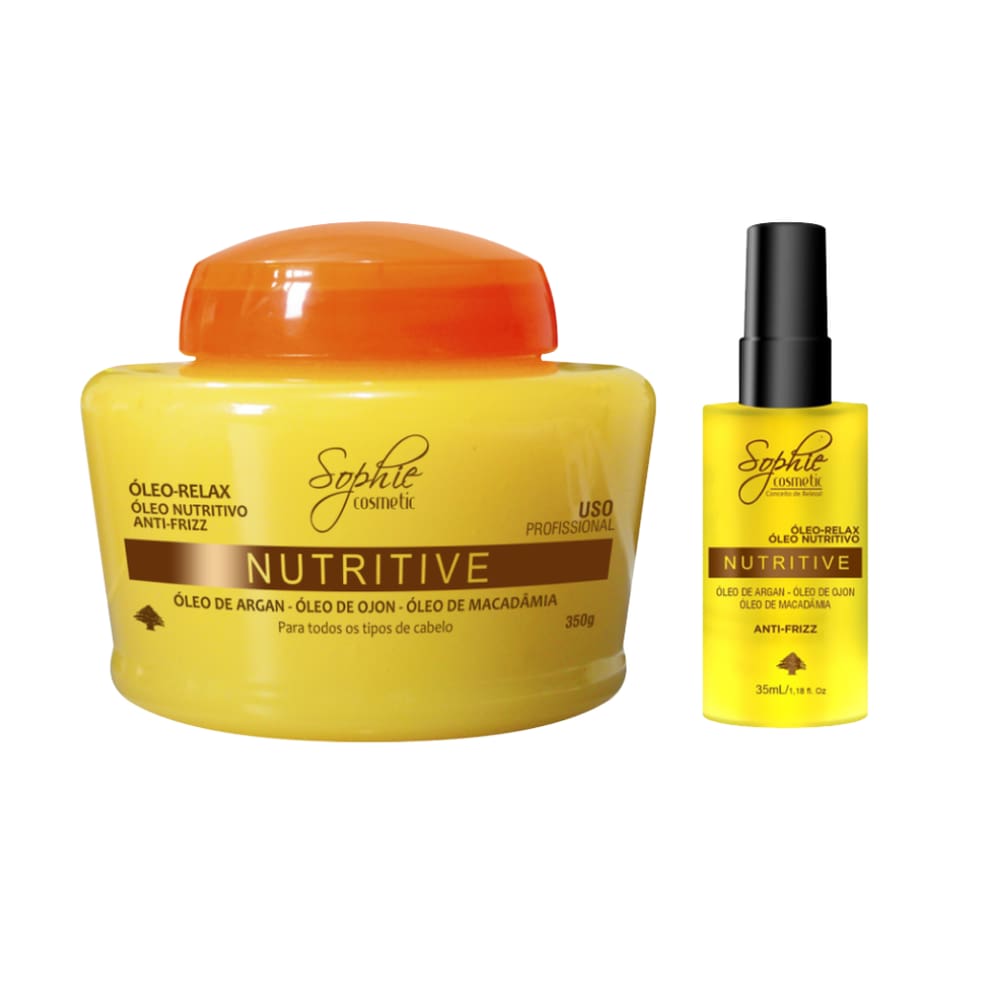 Combo Nutritive Máscara 300g + Silicone Nutritive Sophie Sophie Cosmetic