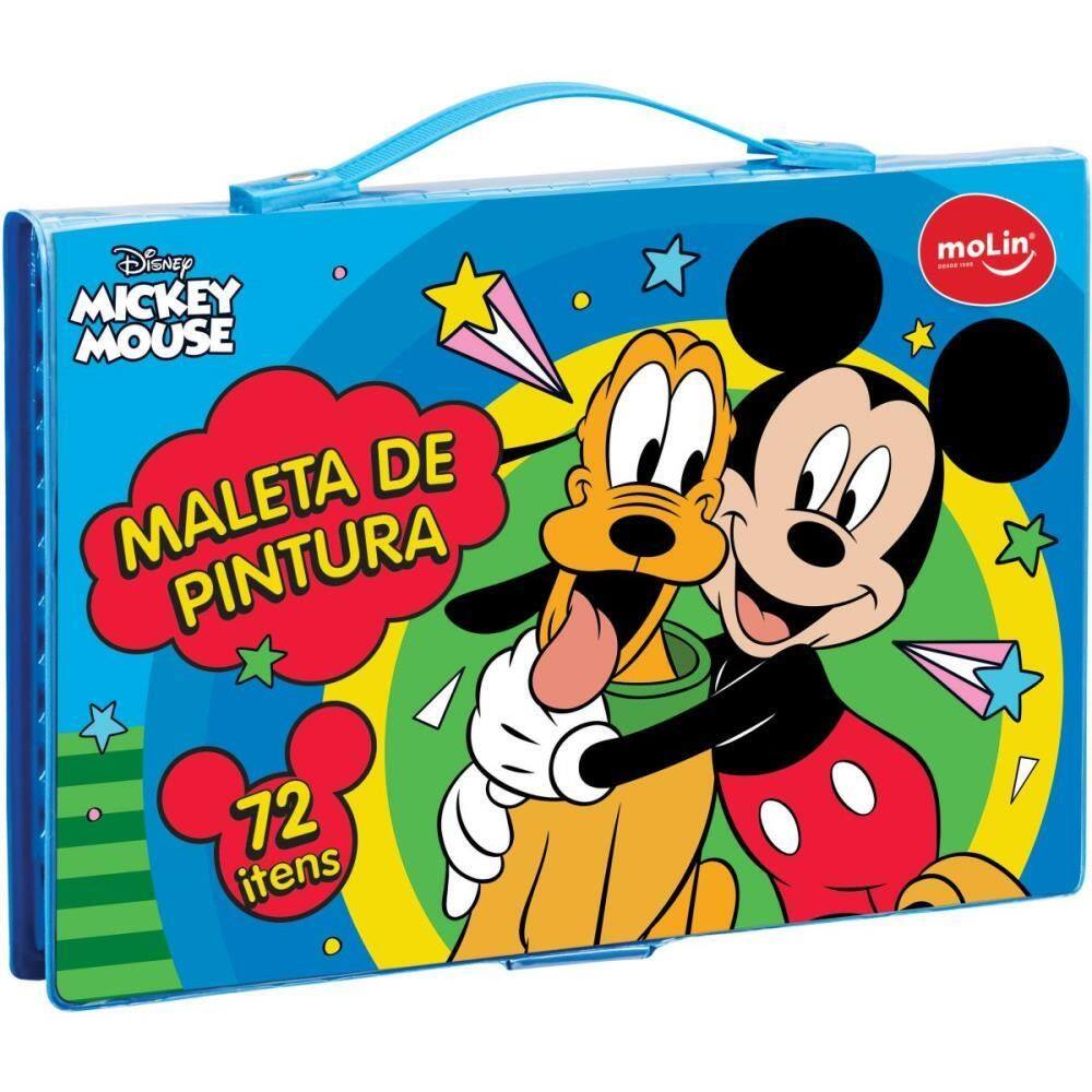 Maleta Para Pintura Mickey 72 Itens diversos - Molin