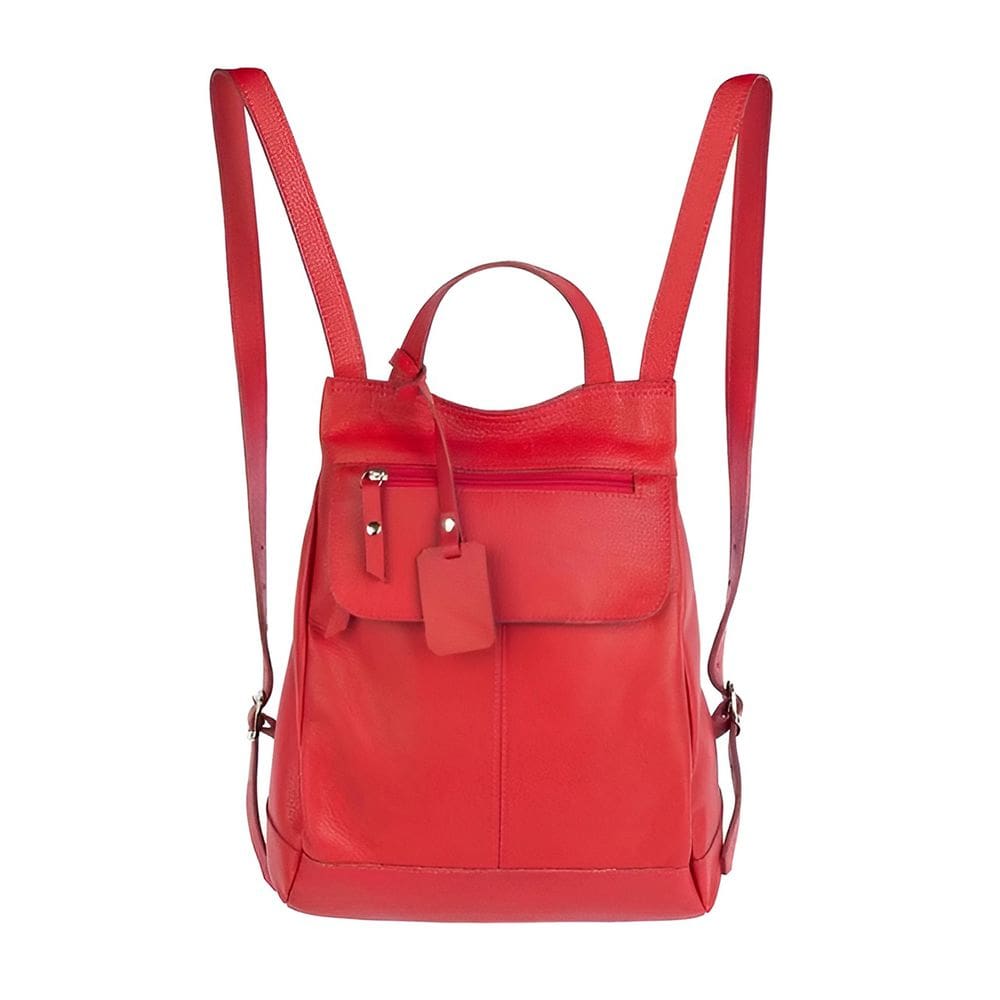 Mochila Feminina Maluzinha em Couro autêntico Cor Marsala