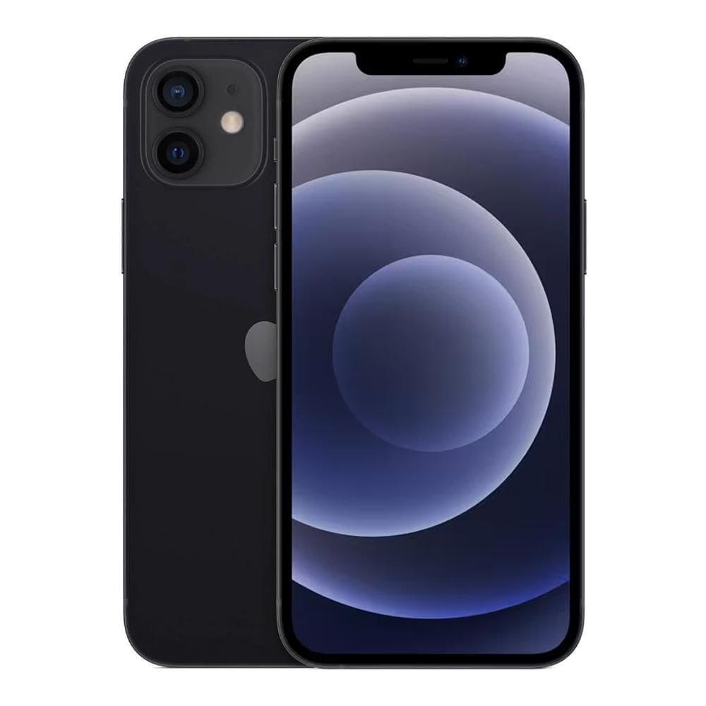 Usado: Apple iPhone 12 256GB 4GB Preto Meia-Noite iOS 5G - VOKE