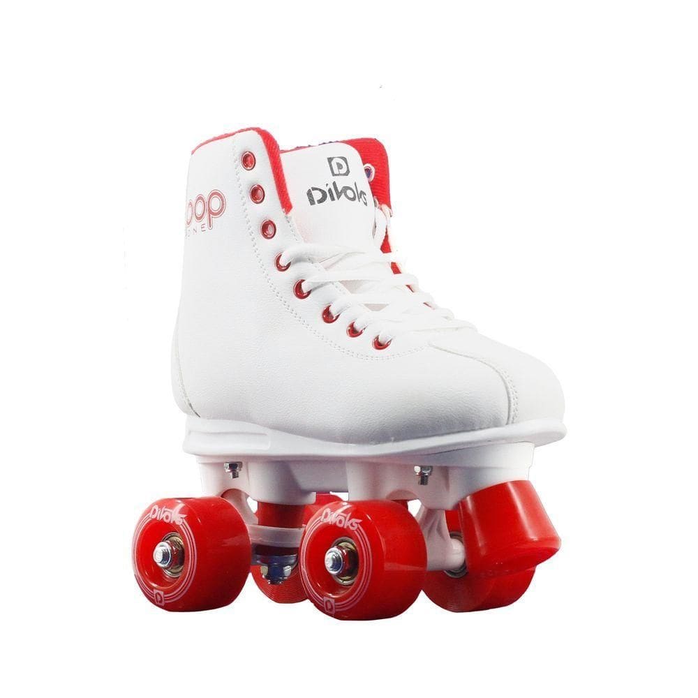 Patins Quad Retro Infantil Pop One Divoks Branco 27-28
