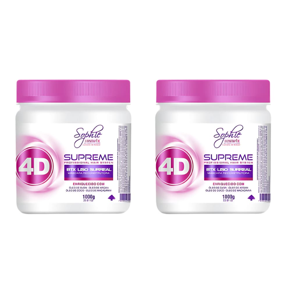 KIT 2 Botox Liso Surreal 4D 1kg Sophie Cosmetic