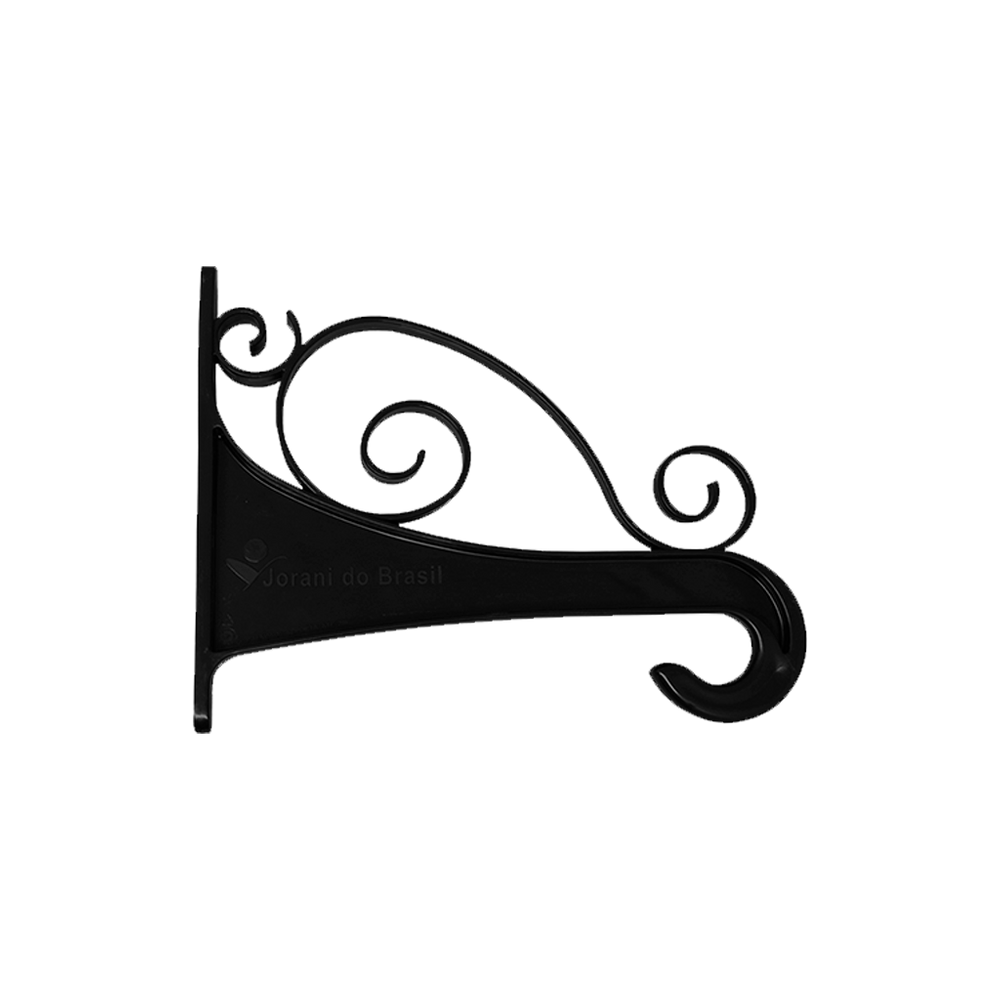 Suporte de Plantas Gancho Plástico Hercules N3 Preto 37016