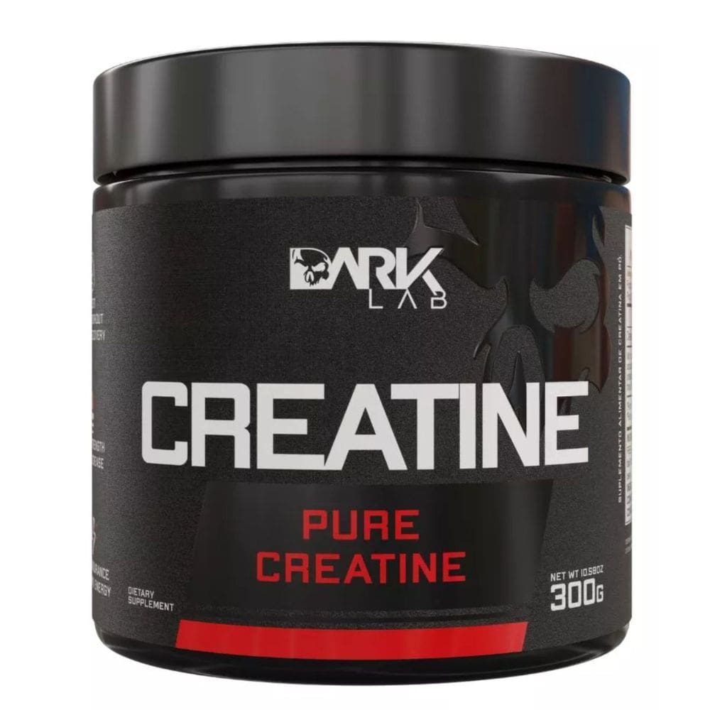 Creatina Monohidratada em Pote 300g 100% Pura Dark Lab