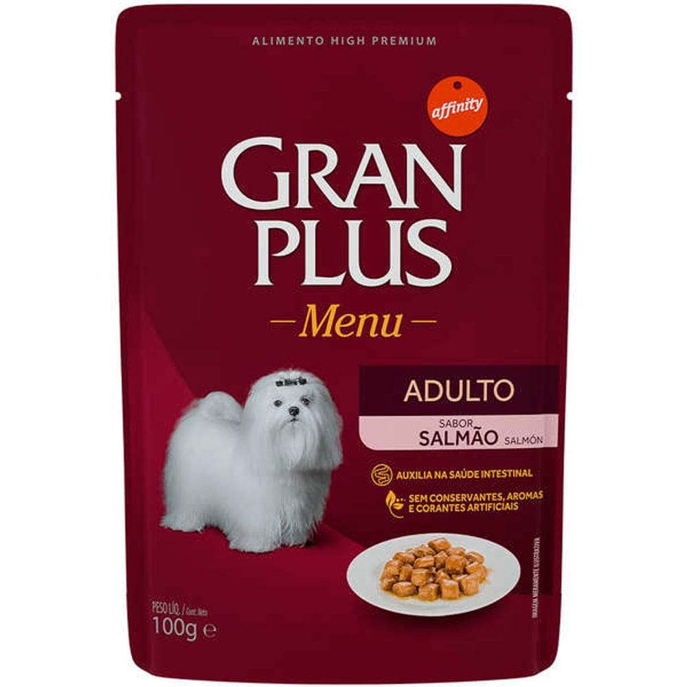 Gran Plus Gourmet Sache Caes Ad. Salmao 100g