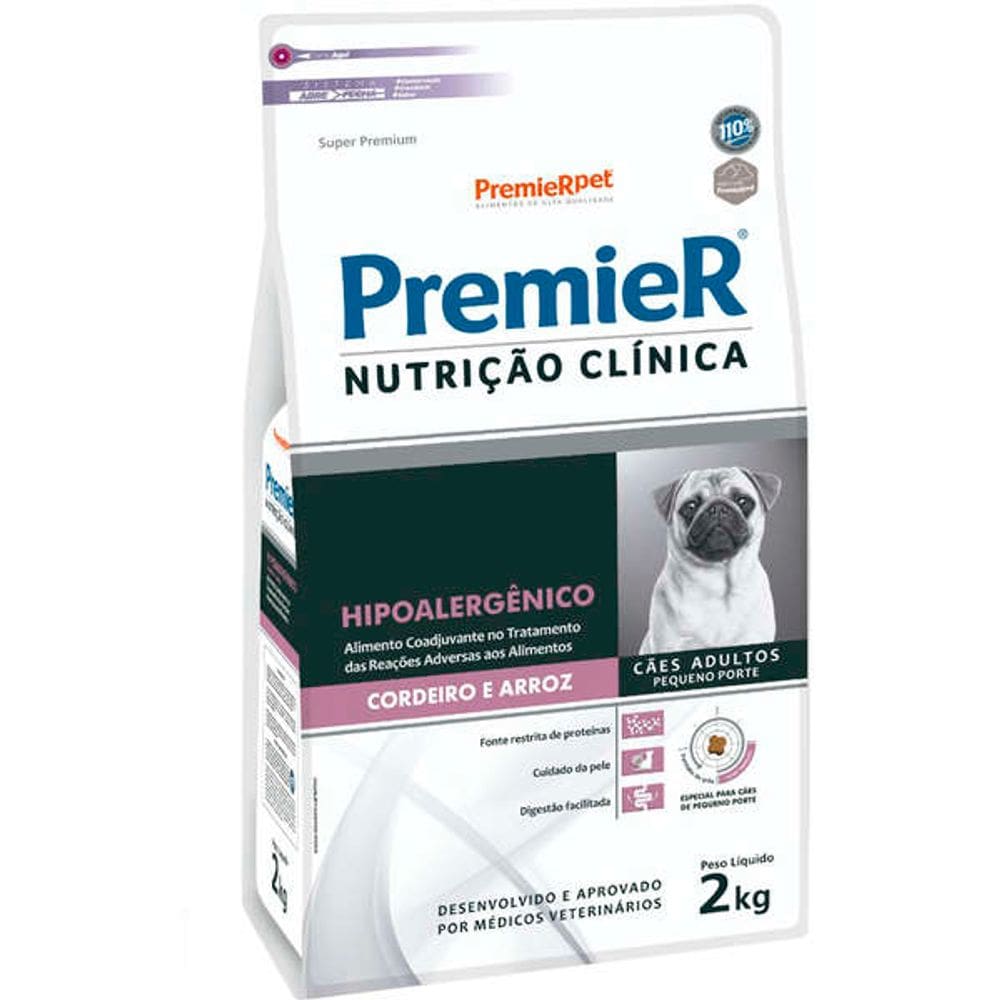Premier Nutr. Clin. Caes Hypo. Cordeiro R.P 10,1Kg