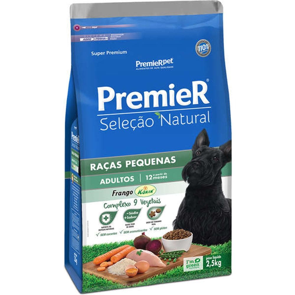 Premier Seleçao Natural Caes Ad. R.P. 2,5 Kg