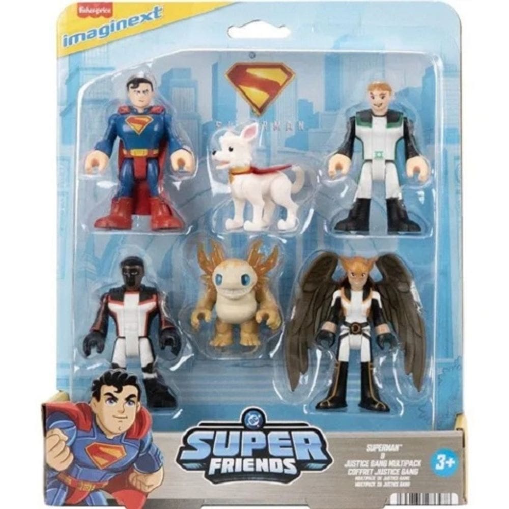 Imaginext Superman Justice Gang Pack 6 Figuras Articuladas - Mattel