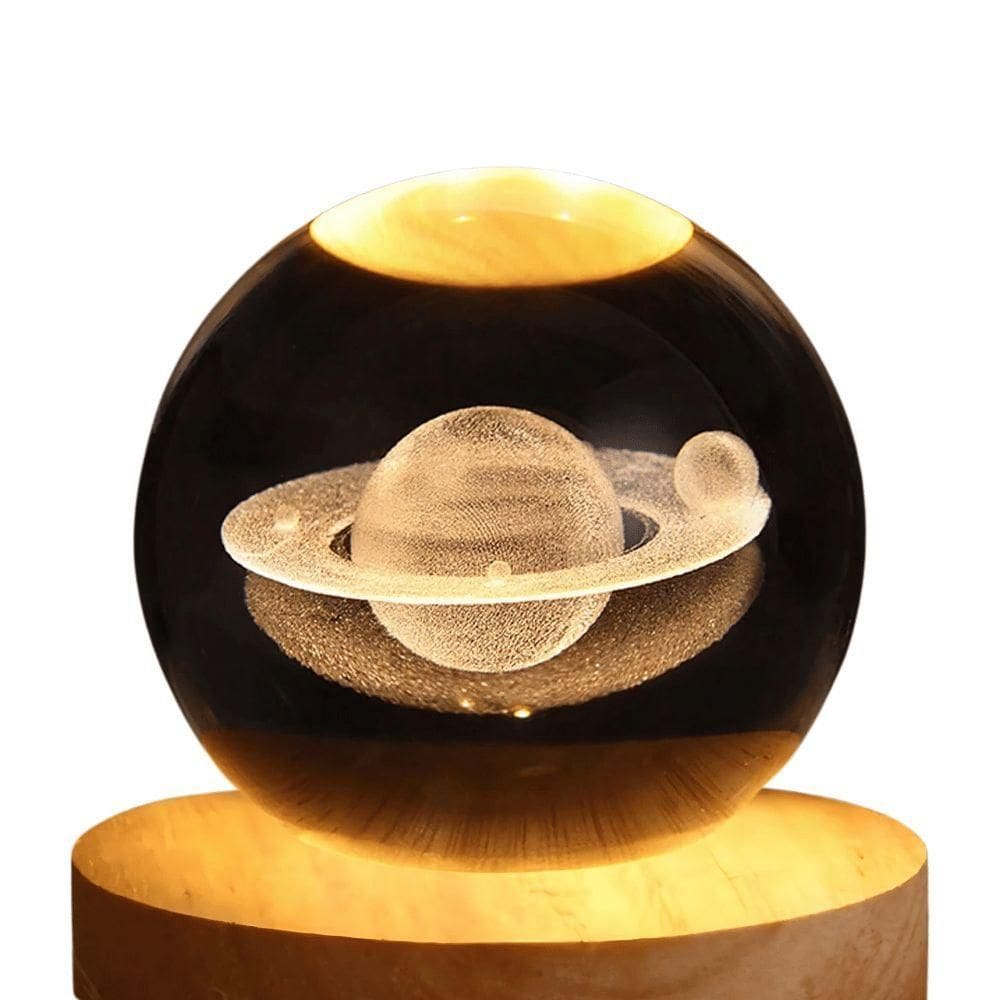Luminária De Mesa Led Bola De Cristal - B-max