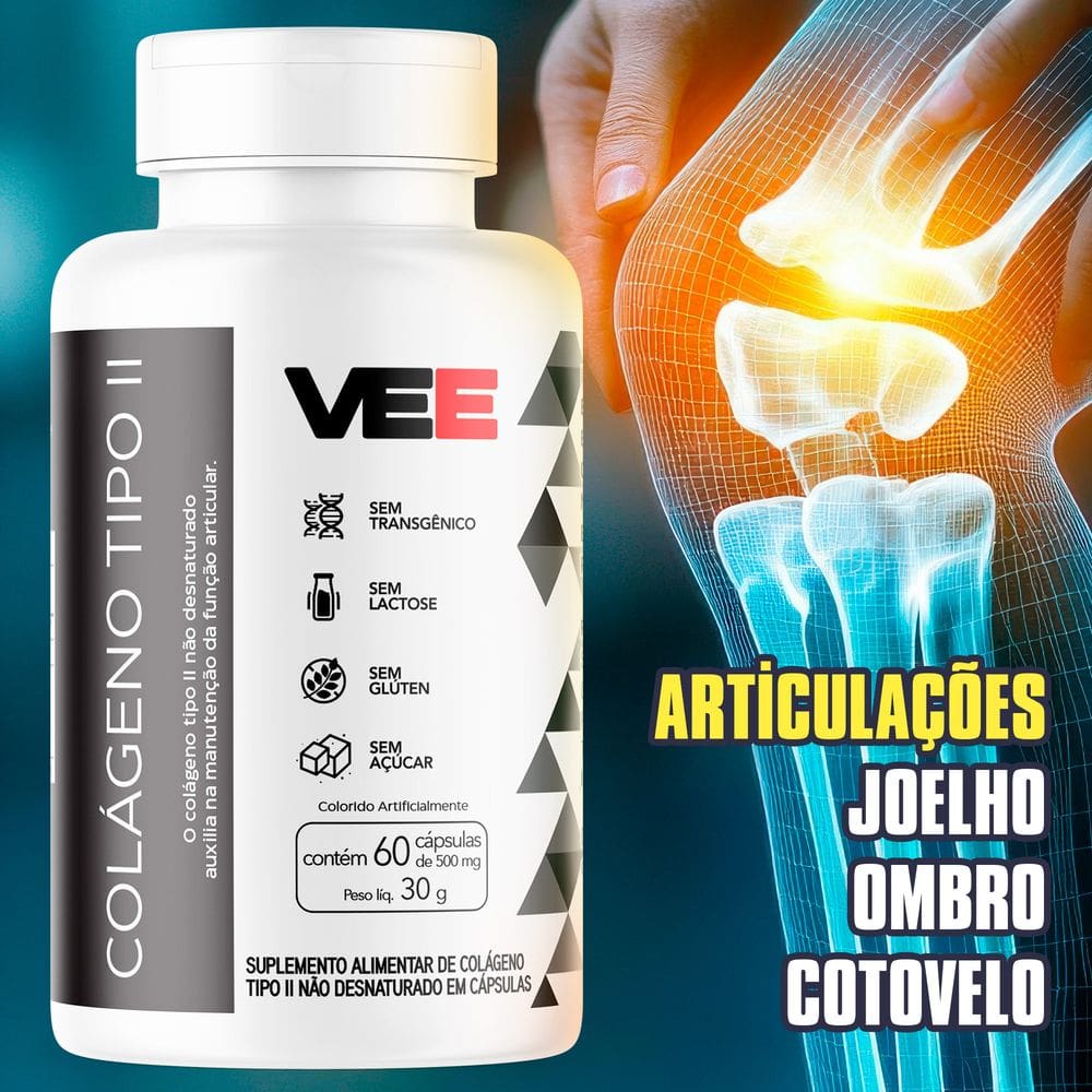 Colágeno tipo 2 ll 60 cápsulas - Premium ! Articulações Fortes! Alta Qualidade ! Mais vendida do Brasil!!