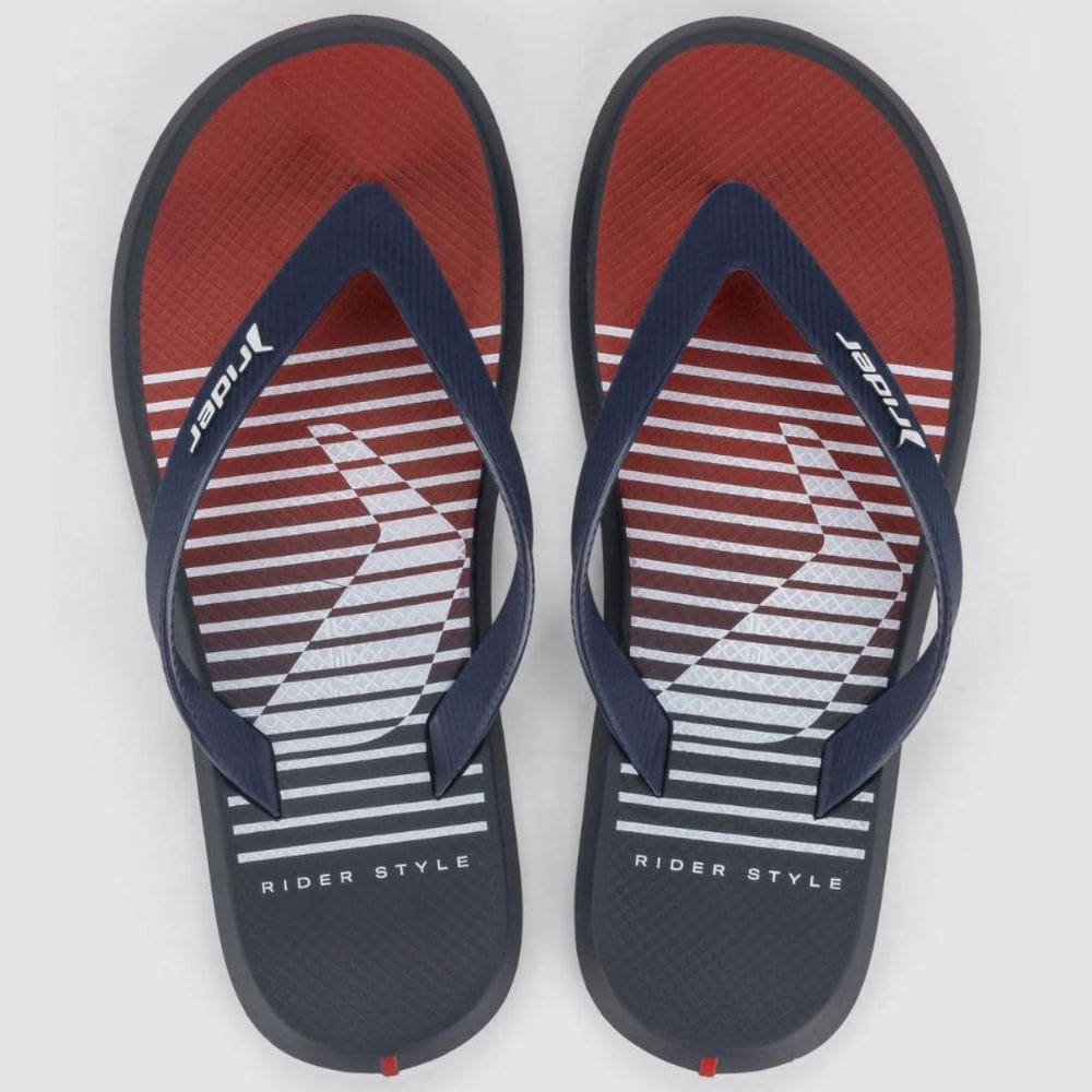 Chinelo Rider R1 Style Masculino - Marinho e Vermelho