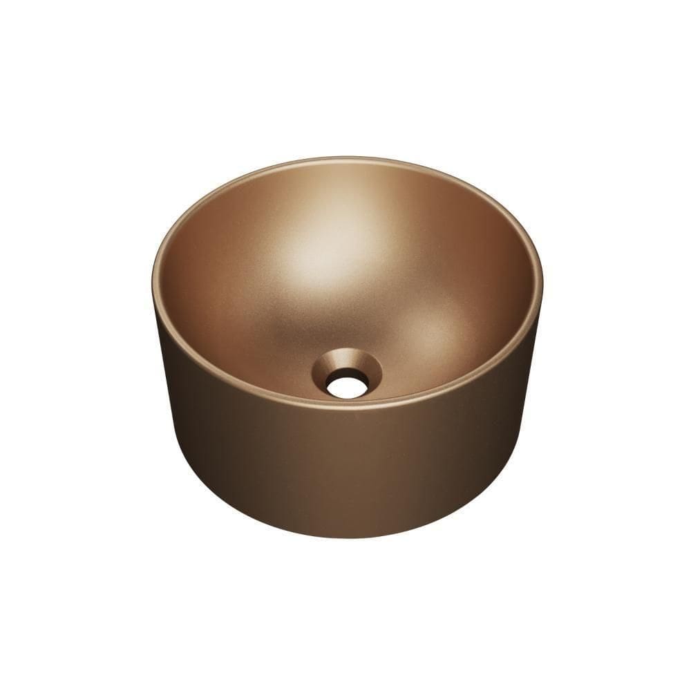 Cuba De Apoio Redonda Bl30w Cobre Matte Fosca Cobre Matte Fosco