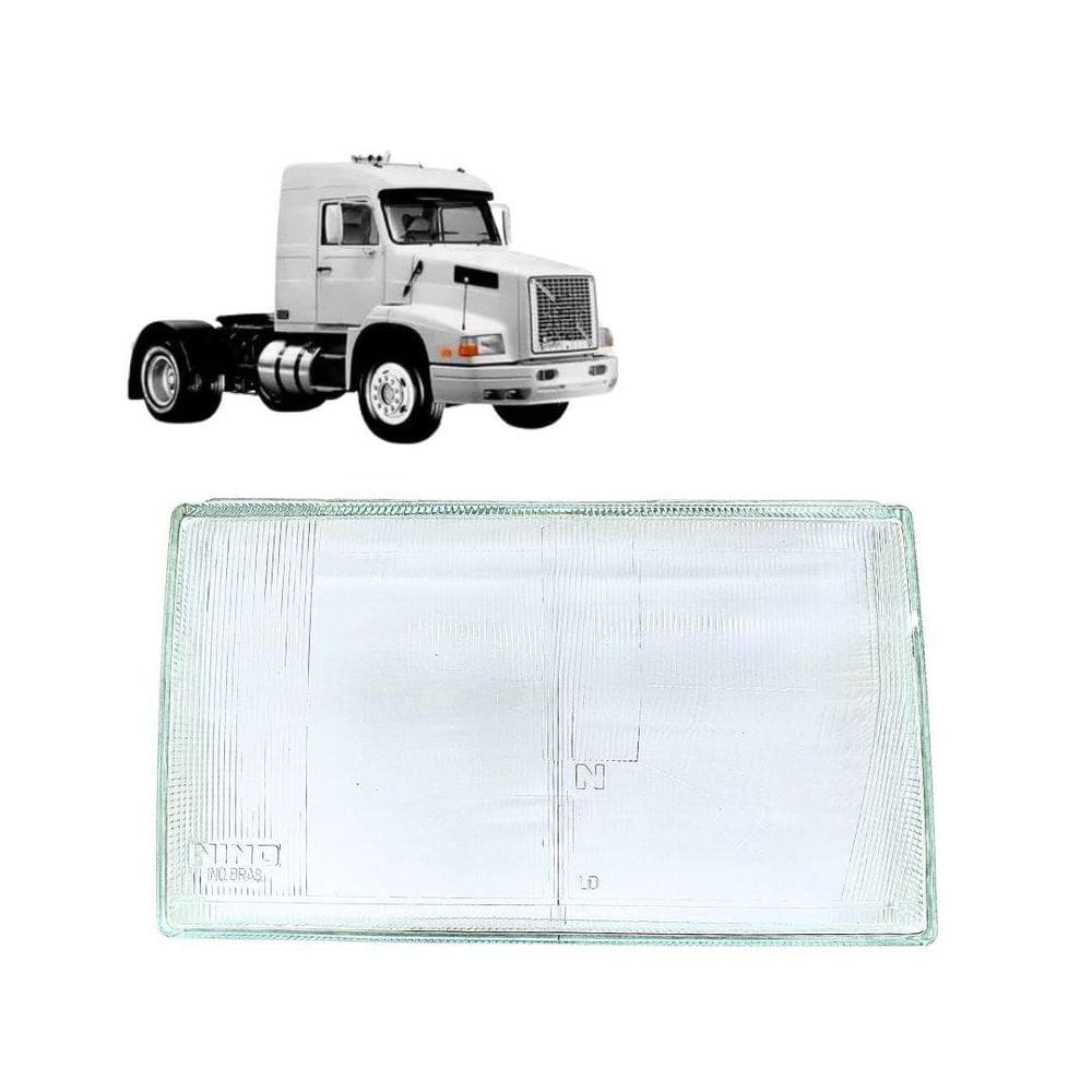 Lente Vidro Farol Direito Compatível Volvo Nl10 Nl12 280 360