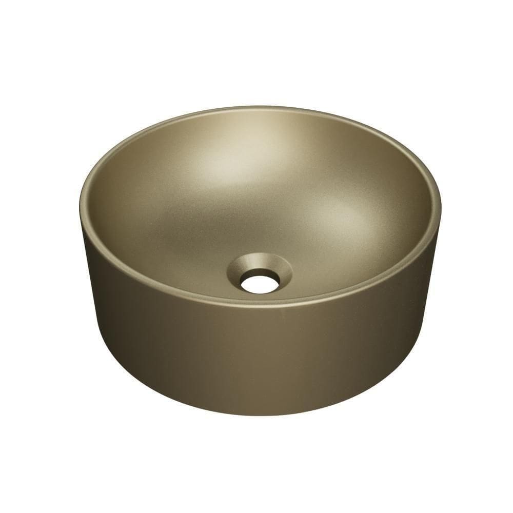 Cuba De Apoio Redonda Bl34w Ouro Velho Matte Fosca Ouro Velho Matte Fosco