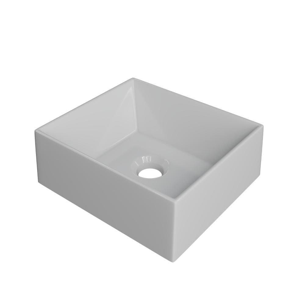 Cuba Apoio Retangular Riviera Rt30w Branca Branca