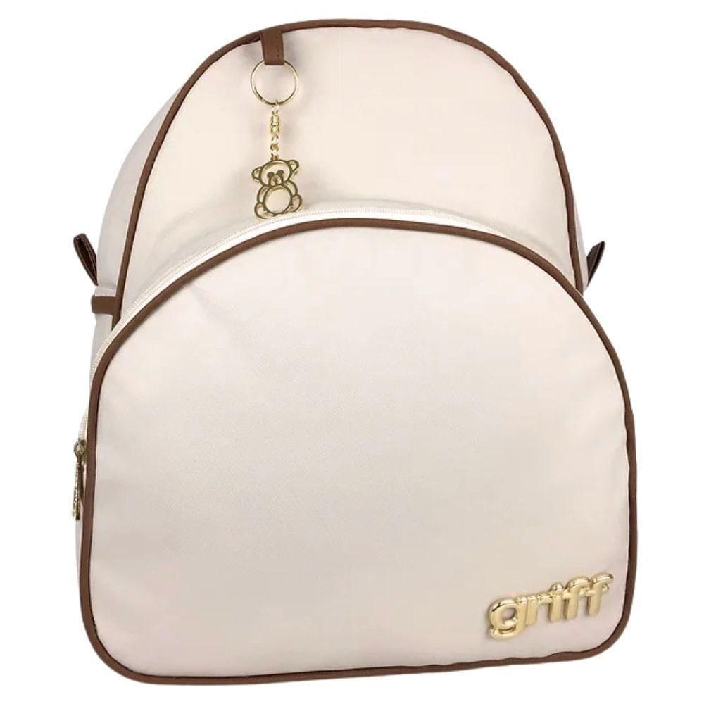 Mochila Maternidade Baby Classic Deluxe Bege