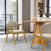 Kit Com 4 Cadeiras Leticia Madeira Maciça Estofada Para Mesa De jantar