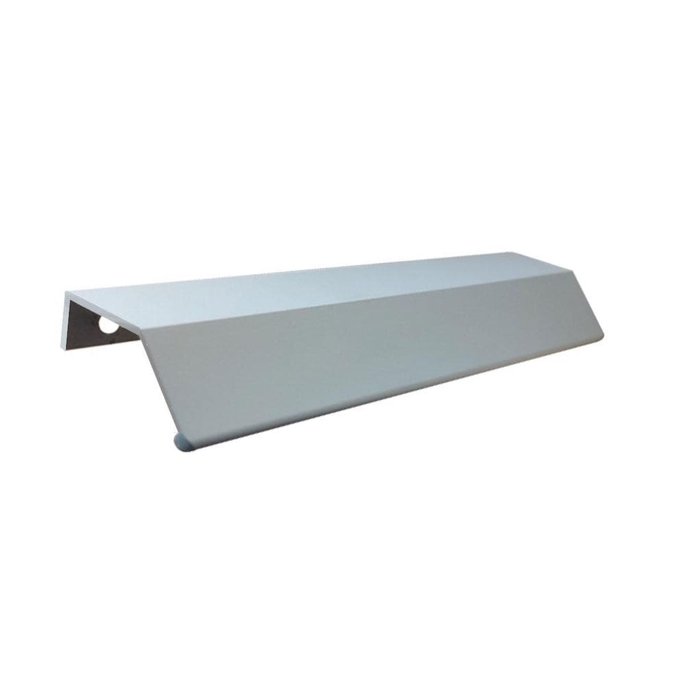 Puxador Moveis Aluminio 7015 Firenze 45º Curvo 128mm Cinza