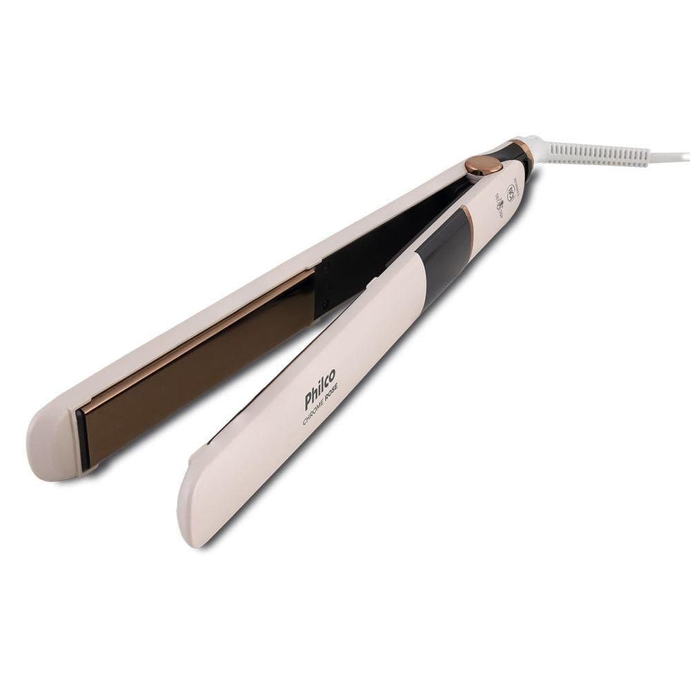 Prancha De Cabelo Philco Titanium Chrome Rose PPR10 Bivolt