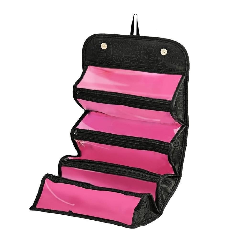 Necessaire De Viagem Maleta Frasqueira Bolsa Rolinho Organizador De Cosmeticos Maquiagem Portatil