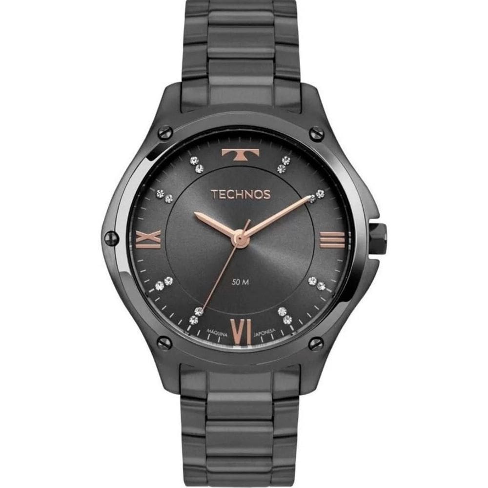 Relógio Feminino Technos Fashion Black 2036Mfc/4C