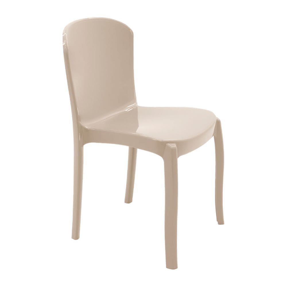 Cadeira Empilhável Tramontina Anna em Polipropileno Areia