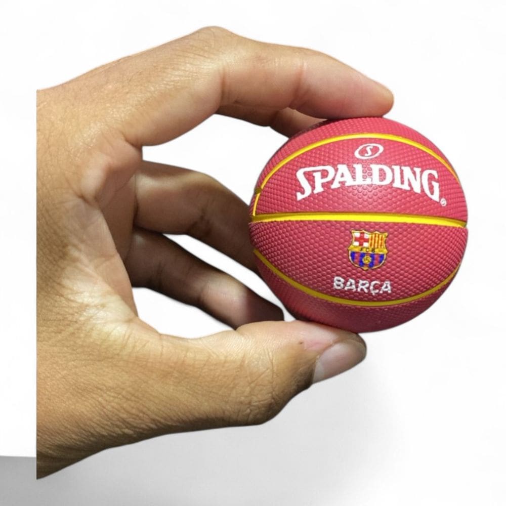 Mini Bola De Basquete Spalding Real Madrid E Barcelona