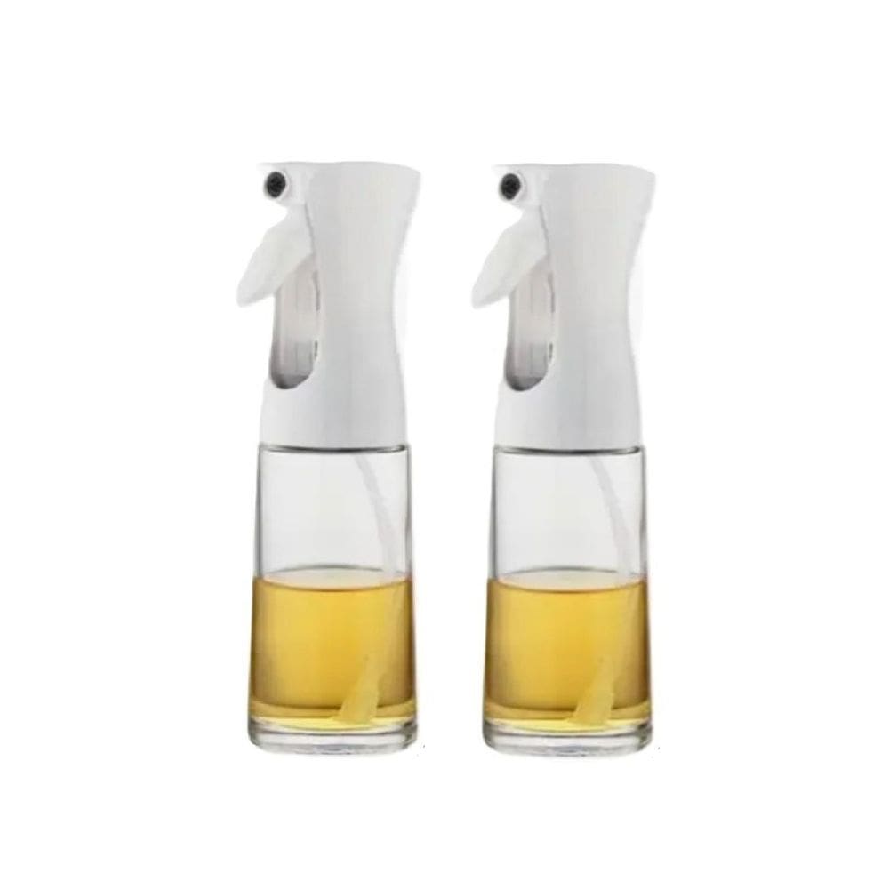 Kit Spray Borrifador 200ML Azeite Vinagre Culinário Pulverizador Galheteiro em Vidro
