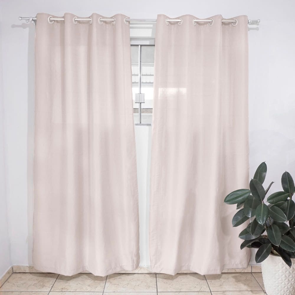 Cortina para Quarto ou Sala Sonia 280x230cm Bege